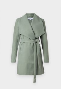 VICOOLEY COLLAR BELT COAT - Casaco curto - laurel wreath
