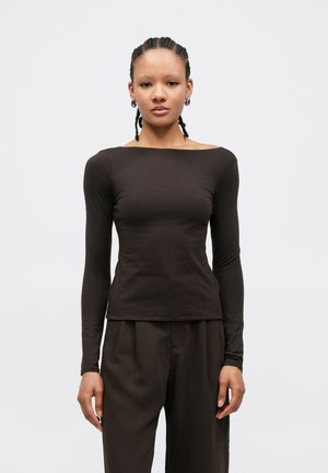 BALLET BOAT - Top s dlhým rukávom - terra brown