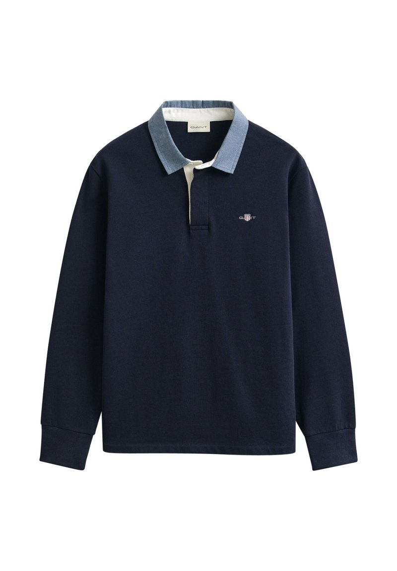 GANT SCRIPT - T-shirt basic - evening blue/blu scuro
