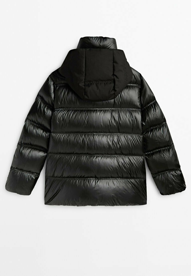 black jacket gray hood