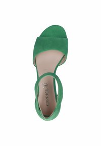 Caprice Sandali - green suede