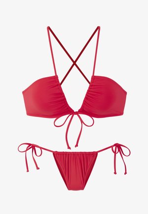 SET - Bikini - neon rot