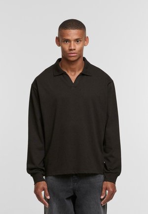 LONGSLEEVES - Poloshirt - jetblack