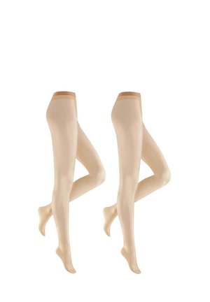 SIMPLY SHINE 2-PACK - Strumpfhose - skin