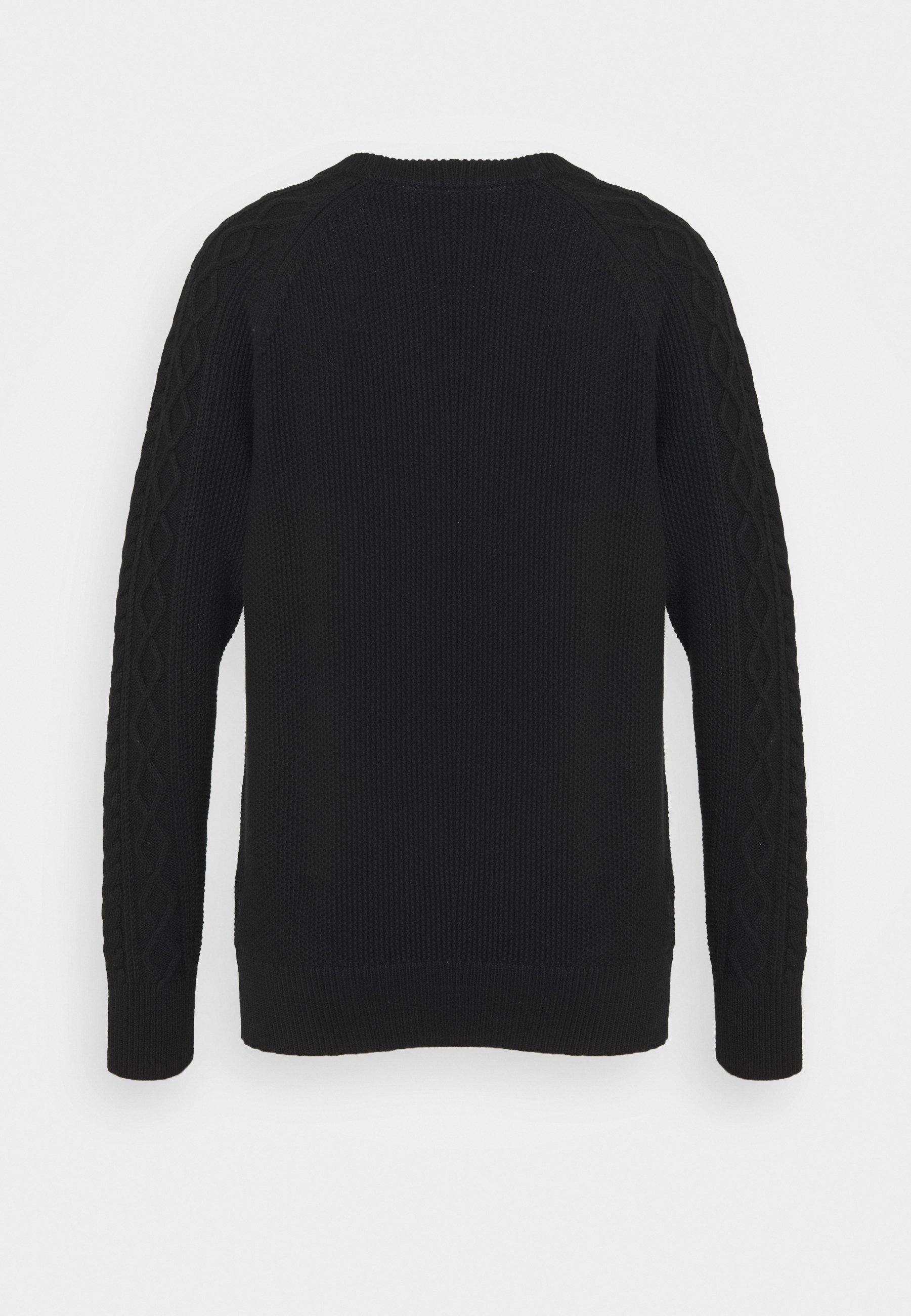GAP CABLE CREW Strikkegenser true black Zalando.no GAP CABLE NECK - Strikkegenser - true black