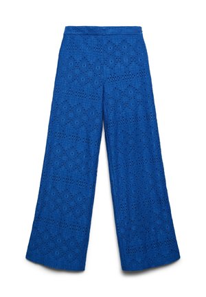 Terranova, WIDE LEG IN SANGALLO - Pantaloni - bluette