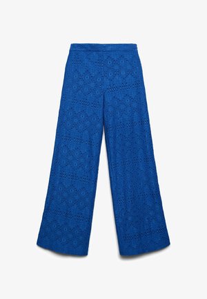 Terranova, WIDE LEG IN SANGALLO - Pantaloni - bluette