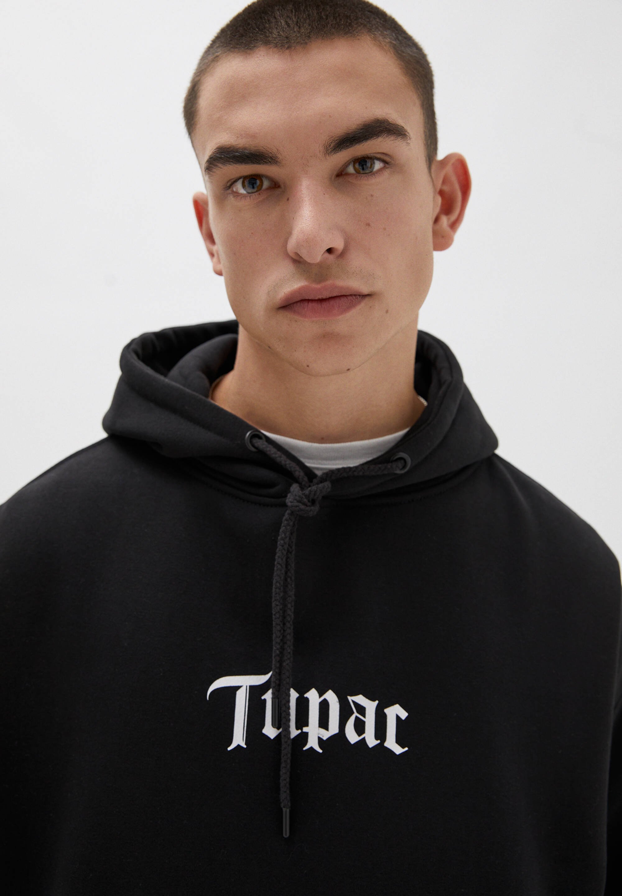 tupac hoodie pull and bear
