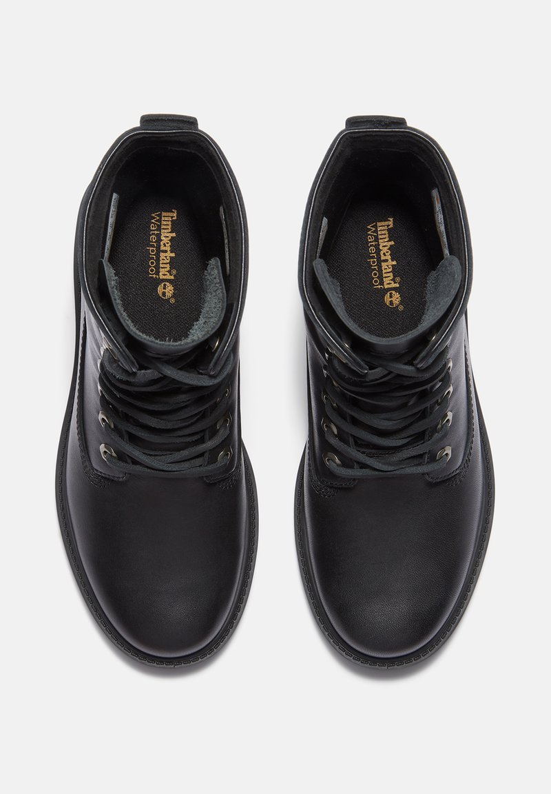 Timberland WATERPROOF - Kotníkové boty na platformě - black