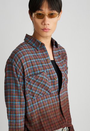 SCRIPT DIP DYE CHECK SHIRT - Camicia - multi-coloured