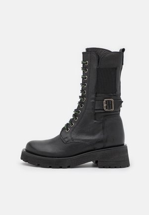 NADIR - Botas de atacadores - black