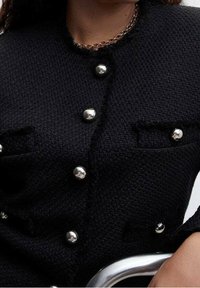 Mango Chaqueta fina - black