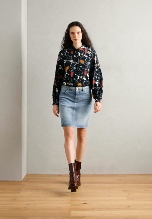 OLIN SKIRT - Denim skirt2