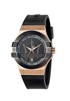 Maserati POTENZA KOLLEKTION - Montre - schwarz- und roségoldfarben