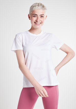 Sports T-shirt - white/black