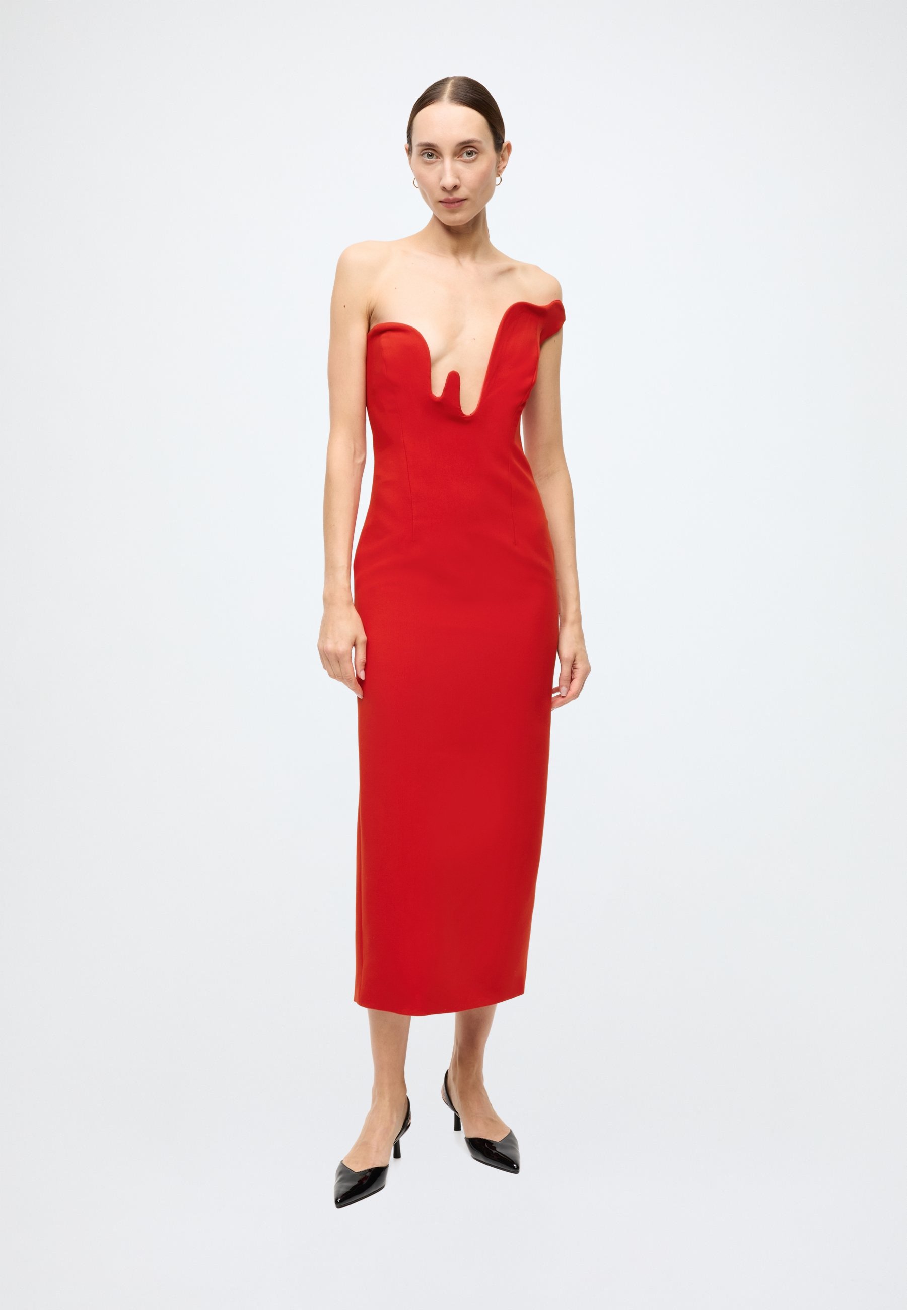 Bardot ROSALYN MIDI DRESS - Cocktail dress / Party dress - fire red/red -  Zalando.ie
