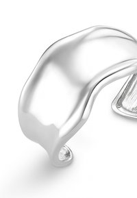 Orelia STATEMENT MOLTEN CUFF - Pulsera - silver-coloured