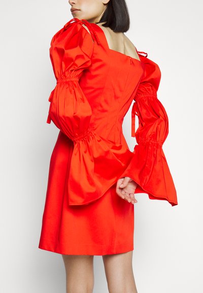 Sara Battaglia PUFFY SLEEVES DRESS - Cocktail φόρεμα / Φόρεμα για πάρτι - aperol