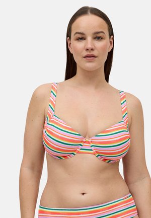 REDUCTOR ESTAMPADO DE RAYAS - Top de bikini - multi colour