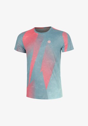 BIDI BADU, T-SHIRT FREEZE OUT T-SHIRT M - T-shirt de sport - smoke grey, flamingo