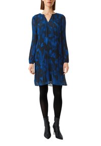 comma MIT PLISSEE - Freizeitkleid - schwarz