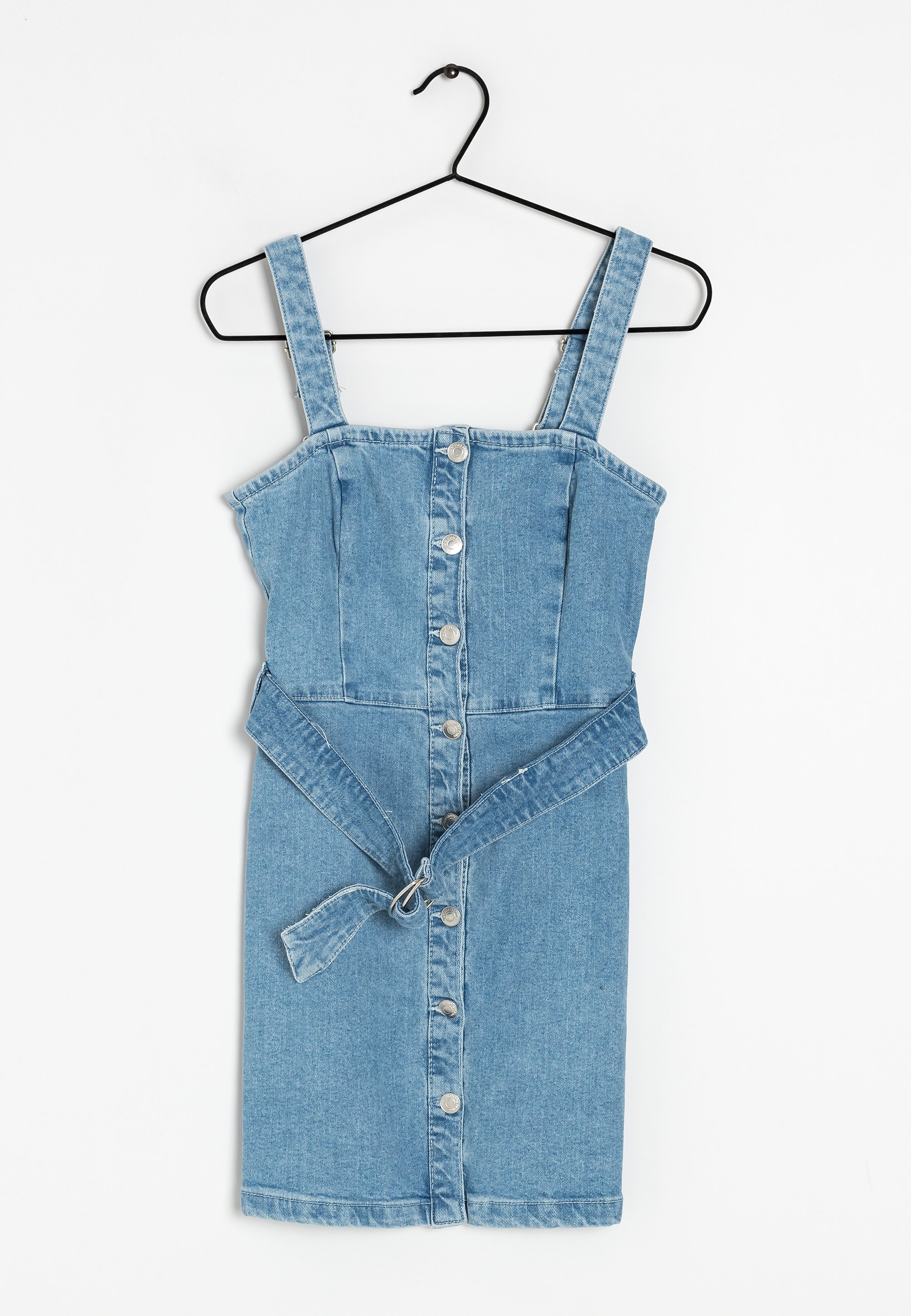 bershka denim dress long Bershka Denim Dress Bershka Strappy Bodycon Denim Shaping Maxi Dress Light  Blue