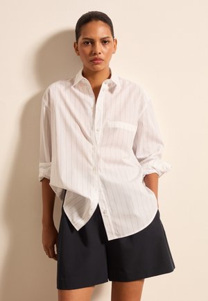 PINSTRIPED  - Blusa - white grey