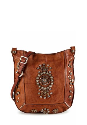 NORA UMHÄNGE - Umhängetasche - cognac