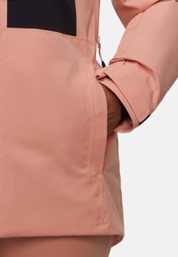 Mammut STONEY HS HOODED JACKET WOMEN SKIJACKET - Hardshelljacke - quartz dust-black