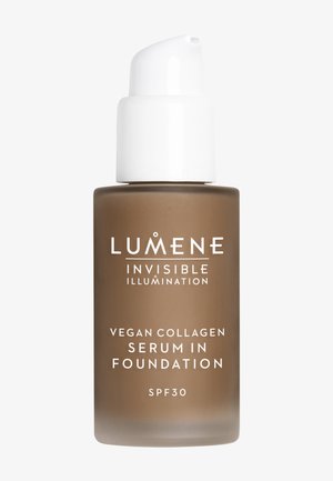 Lumene INVISIBLE ILLUMINATION VEGAN COLLAGEN SERUM IN FOUNDATION SPF38 - Foundation - 8