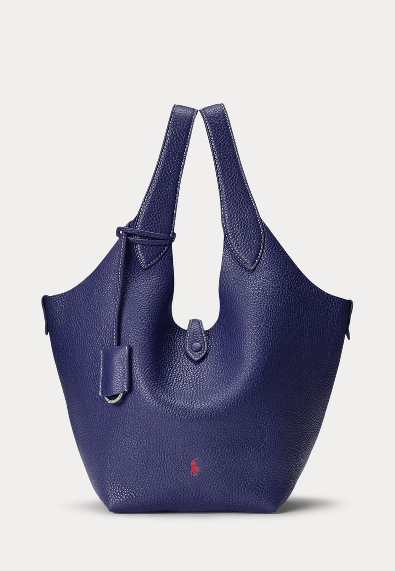 Polo Ralph Lauren POLO PLAY LEATHER TOTE - Velika torba - ink