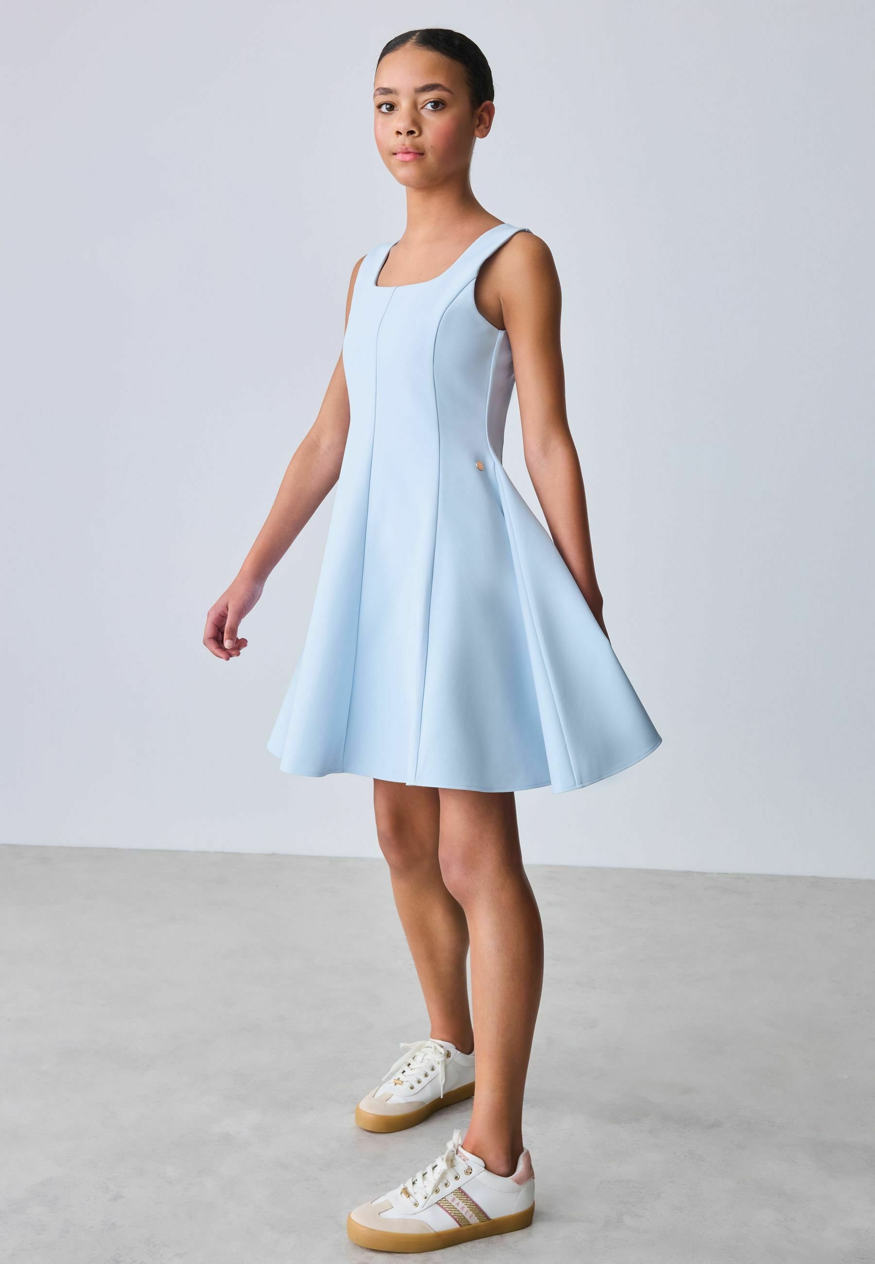 ted baker caddy fit and flare dress Renaissance Renaissance loose fit cotton dress RNS-LILY-BLACK main image 1
