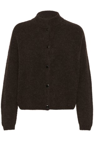 Gestuz ALPHA - Cardigan - dark brown