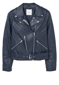 Mango Giacca in similpelle - dark blue