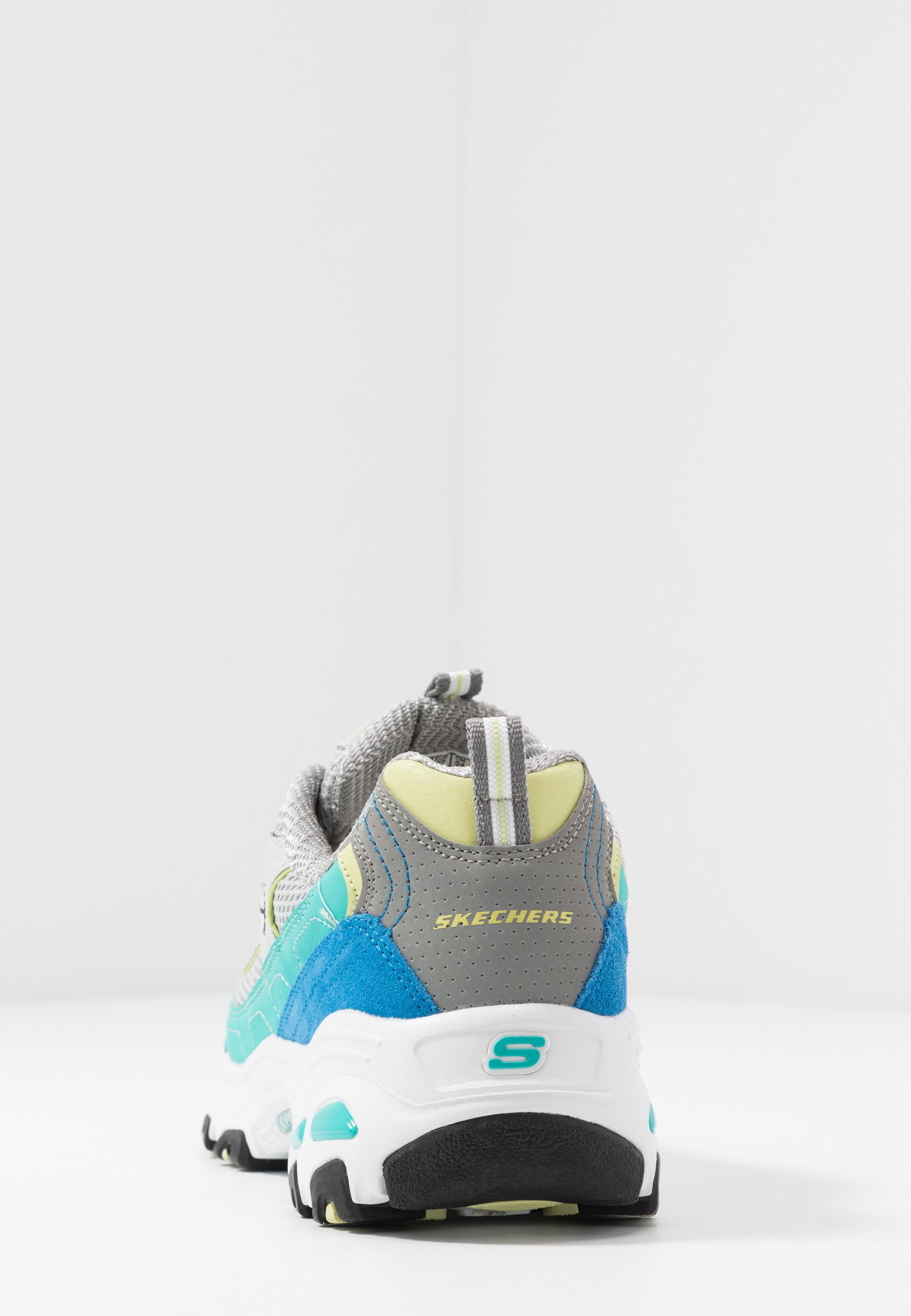 Skechers Sport D'LITES Joggesko grayturquoiseblue Skechers Sport D'LITES Joggesko grayturquoiseblue