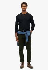Superdry & Co THE MERCHANT STORE GRANDAD  - Langarmshirt - black
