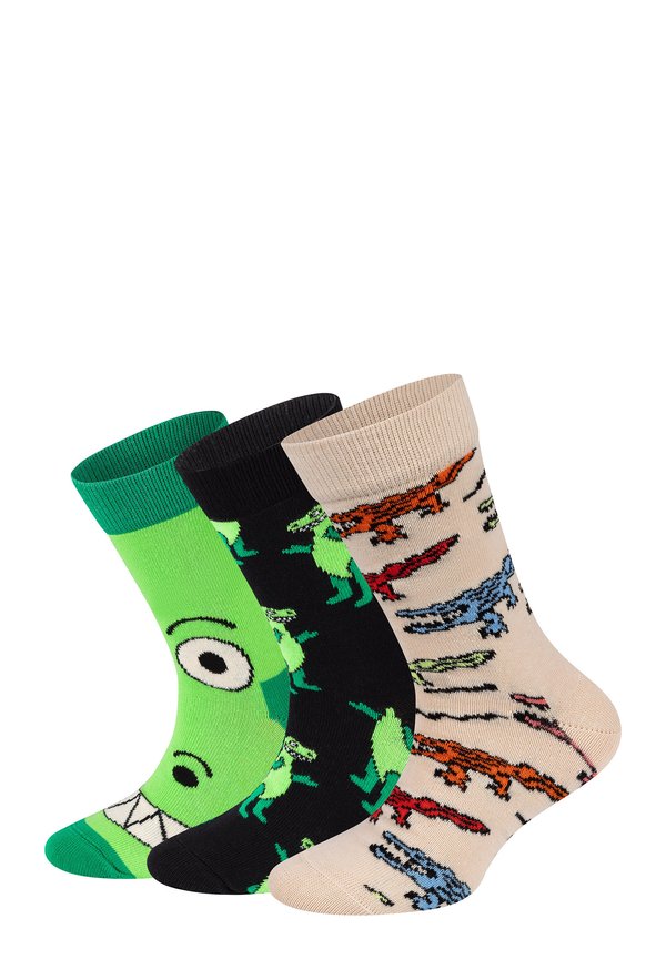 3-PACK DINO-CROCODILE - Socken