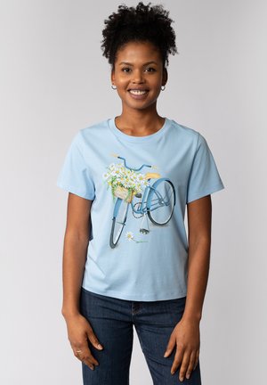 Print T-shirt - blue soul