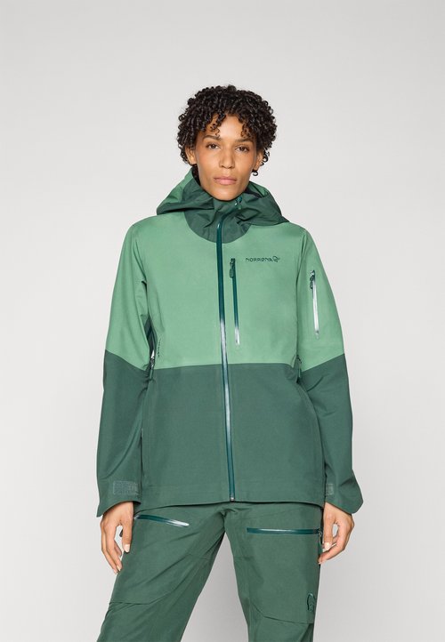 Veste Norrøna Tamok Taille L Marron - Laine Isolante, Polyamide, Occasion Avec Petite Déchirure