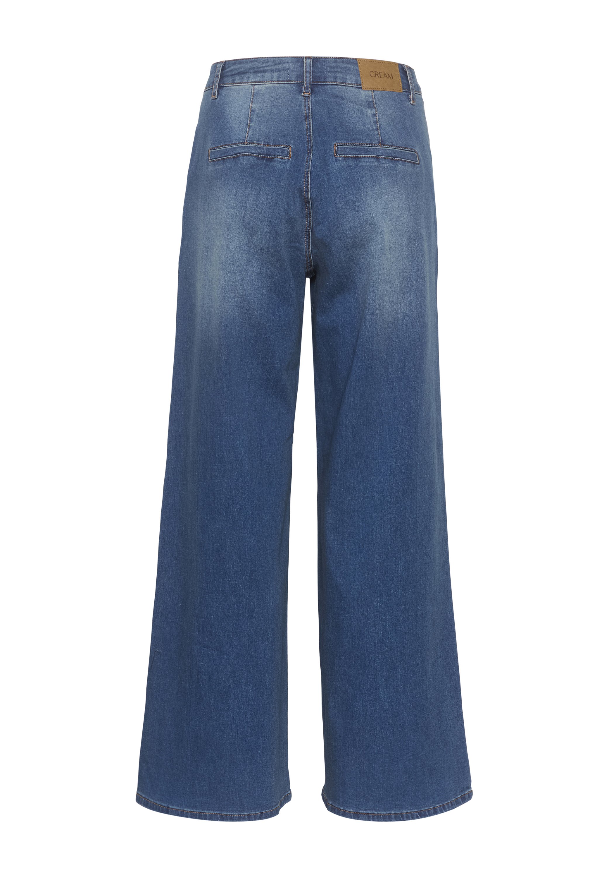 Cream VISTI - Flared Jeans - sanjose wash indigo blue denim/blue