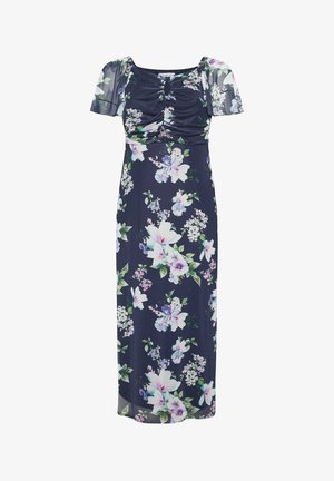 Yours Clothing, FLORAL - Maxi dress - navy