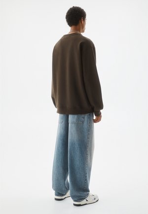 PULL&BEAR, Sweatshirt - dark brown