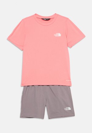 The North Face UNISEX SET - Shorts - coral crush/transcendent grey