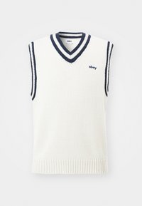 ALDEN VEST - Striktrøje - unbleached