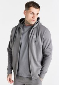 SIKSILK CORE ZIP  - Vetoketjullinen college - grey