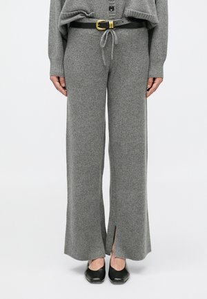 CARMEN PANTS - Nohavice - grey melange