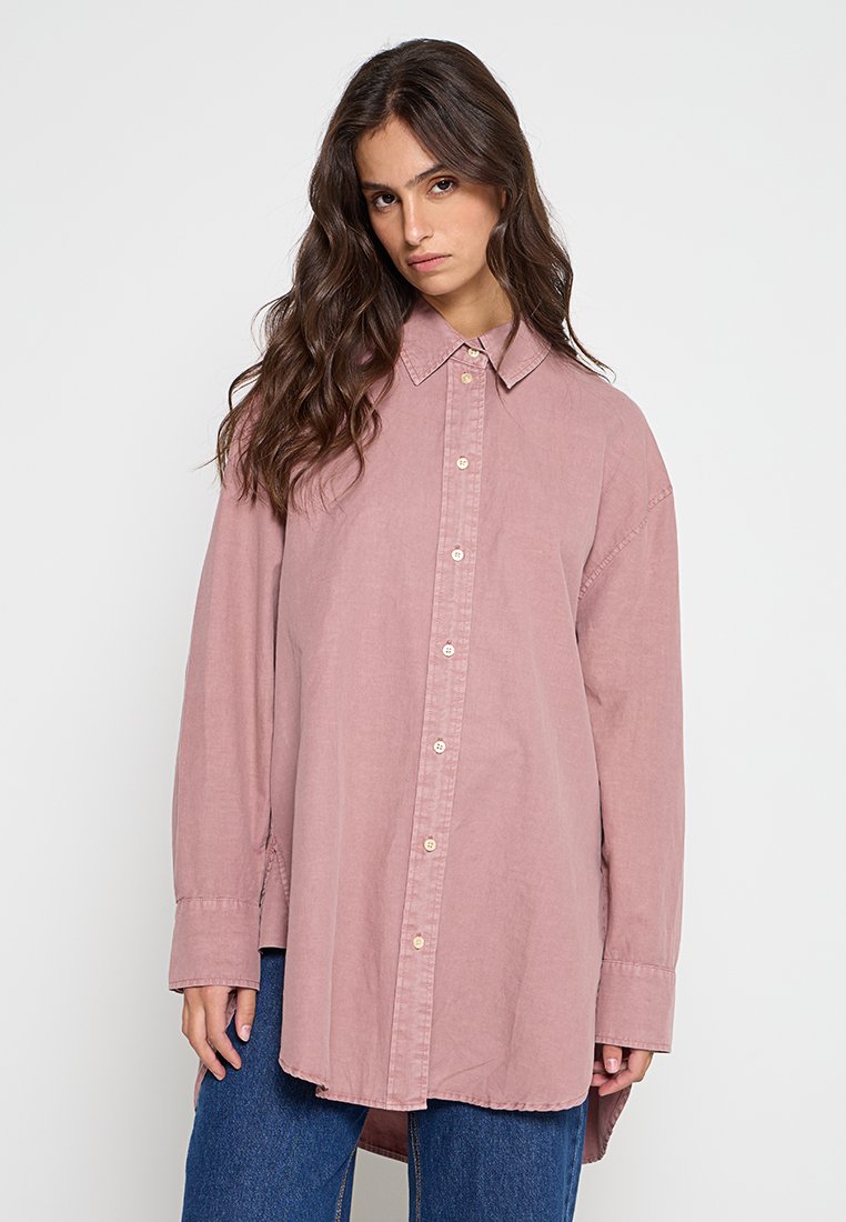 Replay Overhemdblouse lichtblauw