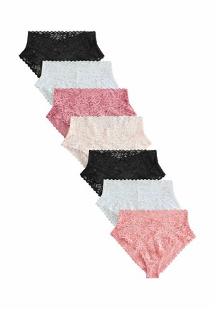Next, 7 PACK - Slip - black white pink