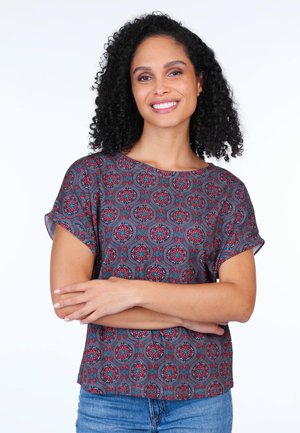T-Shirt print - navy