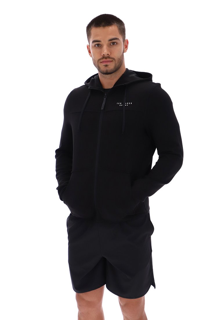 Ted Baker Sports Sweater met rits zwart